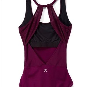 SALE Danskin Backless Halter Ballet Leo M-L